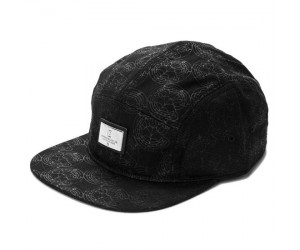Кепка Crooks and Castles The Coronation 5 Panel Hat in Black