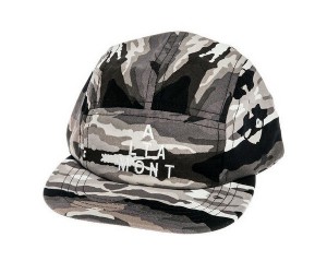 Кепка Altamont The Paint By Camo 5 Panel Hat in Black
