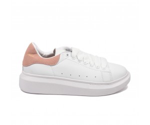 Кроссовки Alexander McQueen x Adidas White Pink