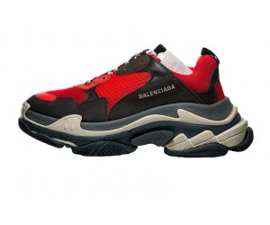 Кроссовки Balenciaga Triple S Red Black