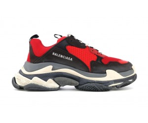 Кроссовки Balenciaga Triple S Red Black