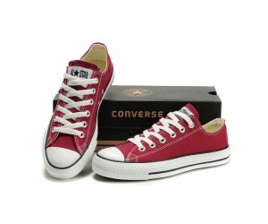 Кеды низкие бордовые Converse All Star