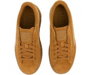 Кроссовки Rihanna x PUMA Fenty CLEATED CREEPER SUEDE Golden/Brown