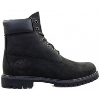Ботинки Timberland Black (натур.мех)