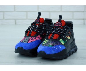 Кроссовки Versace Chain Reaction blue and black