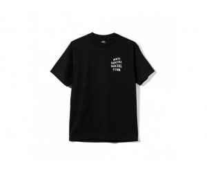Черная Футболка Anti Social Social Club