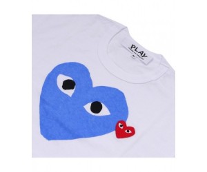 Футболка Comme des Garcons Play "White"