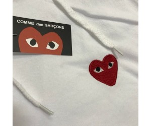 Худи CDG Play "White"