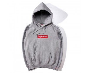 Худи Supreme Box серая