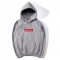 Худи Supreme Box серая