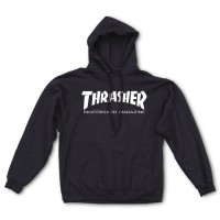 Худи Thrasher Mag Logo Hood 'The black' Худи Thrasher Mag Logo Hood 'The black'